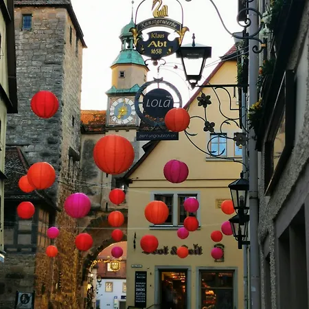 Sonne - Kleine Altstadt 3* Rothenburg ob der Tauber
